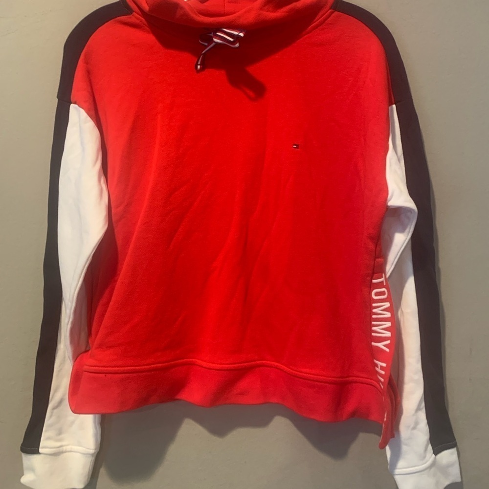 Tommy Hilfiger Red and Gray sweatshirt